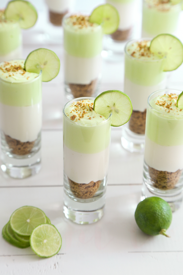 Light Key Lime Cheesecake Shots | Sweet Treats for Showers