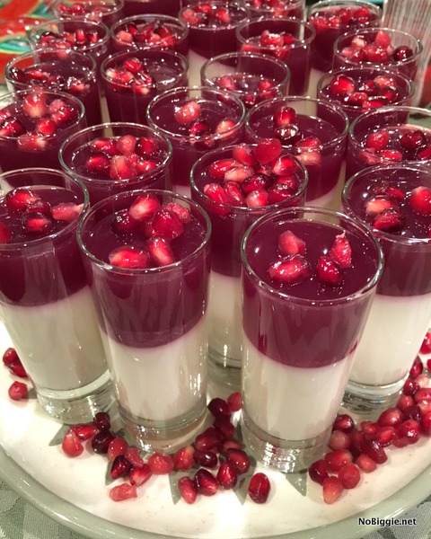 Pomegranate Panna Cotta | Sweet Treats for Showers