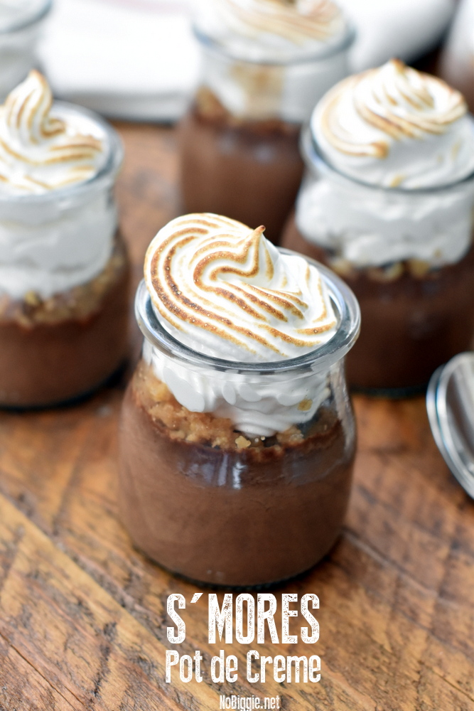 Smore Pot de Creme | Sweet Treats for Showers