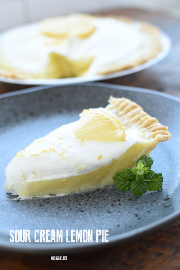 sour cream lemon pie | NoBiggie.net