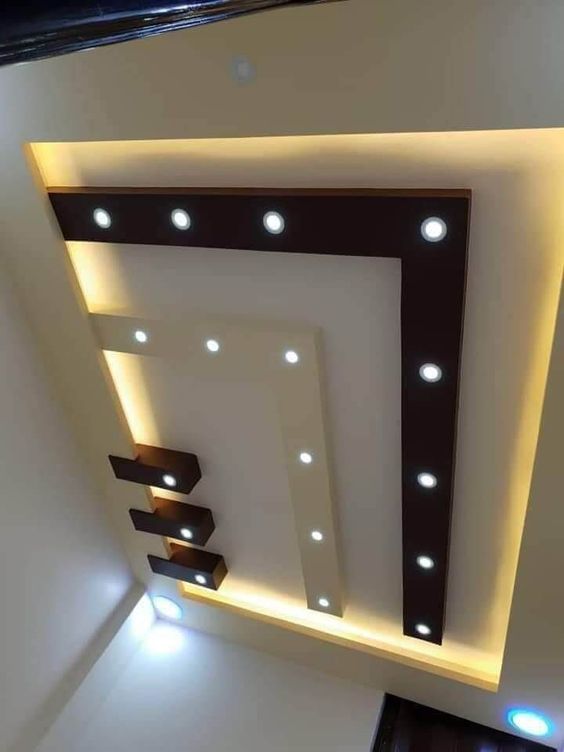 L-shaped false ceiling