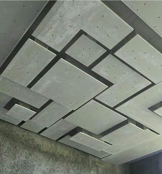 L-Shape Hall False Ceiling Design