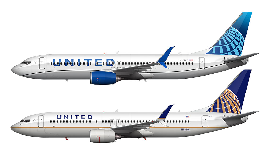 United Airlines New Colors