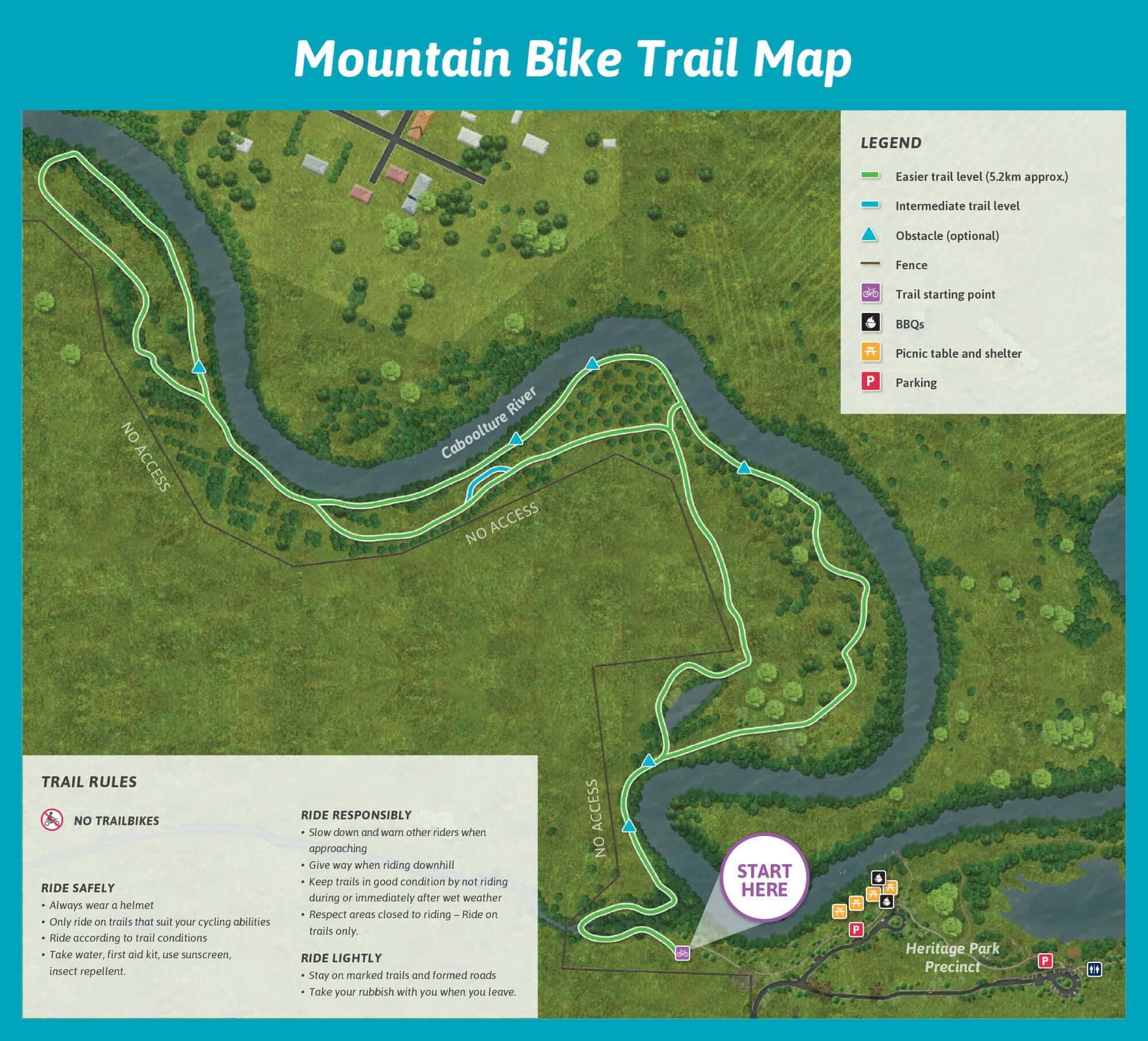 Mountain Bike Trail Map