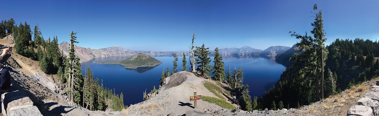 mountain top lake