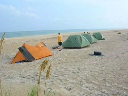 Beach Camping Cape Lookout National Seashore Us