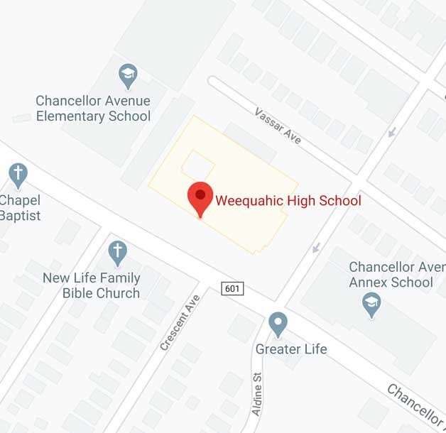 Weequahic High School Map