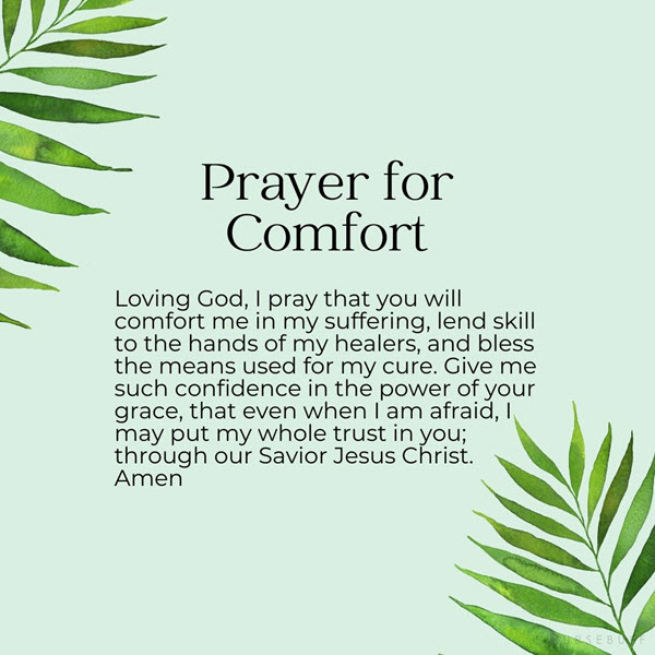 prayer for comfort