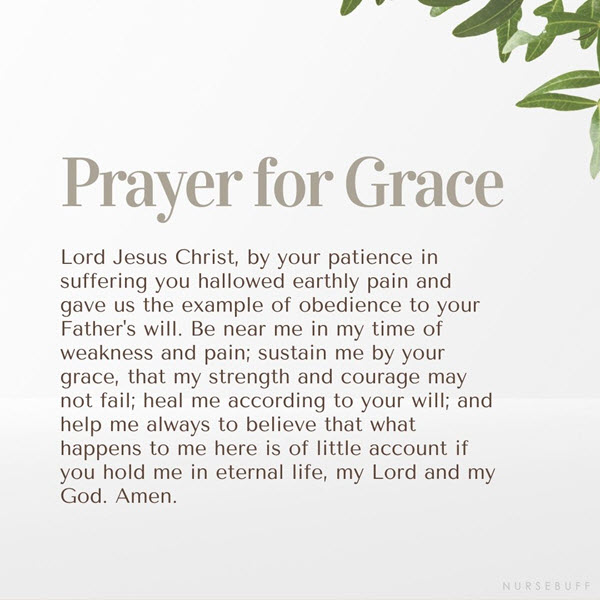 prayer for grace