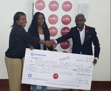 Ovation Advertising sponsor squash for Lilongwe ladies tournament ...