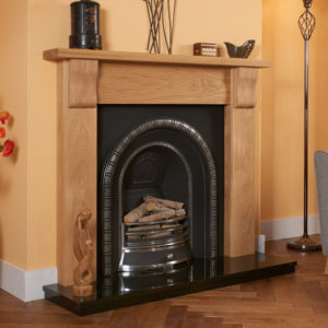 Contemporary Corbel Oak Fire Surround