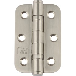 Ball Bearing Door Hinges - Polished Stainless Steel - 76 x 51mm