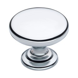 Monmouth Polished Chrome Cabinet Knob - 32mm