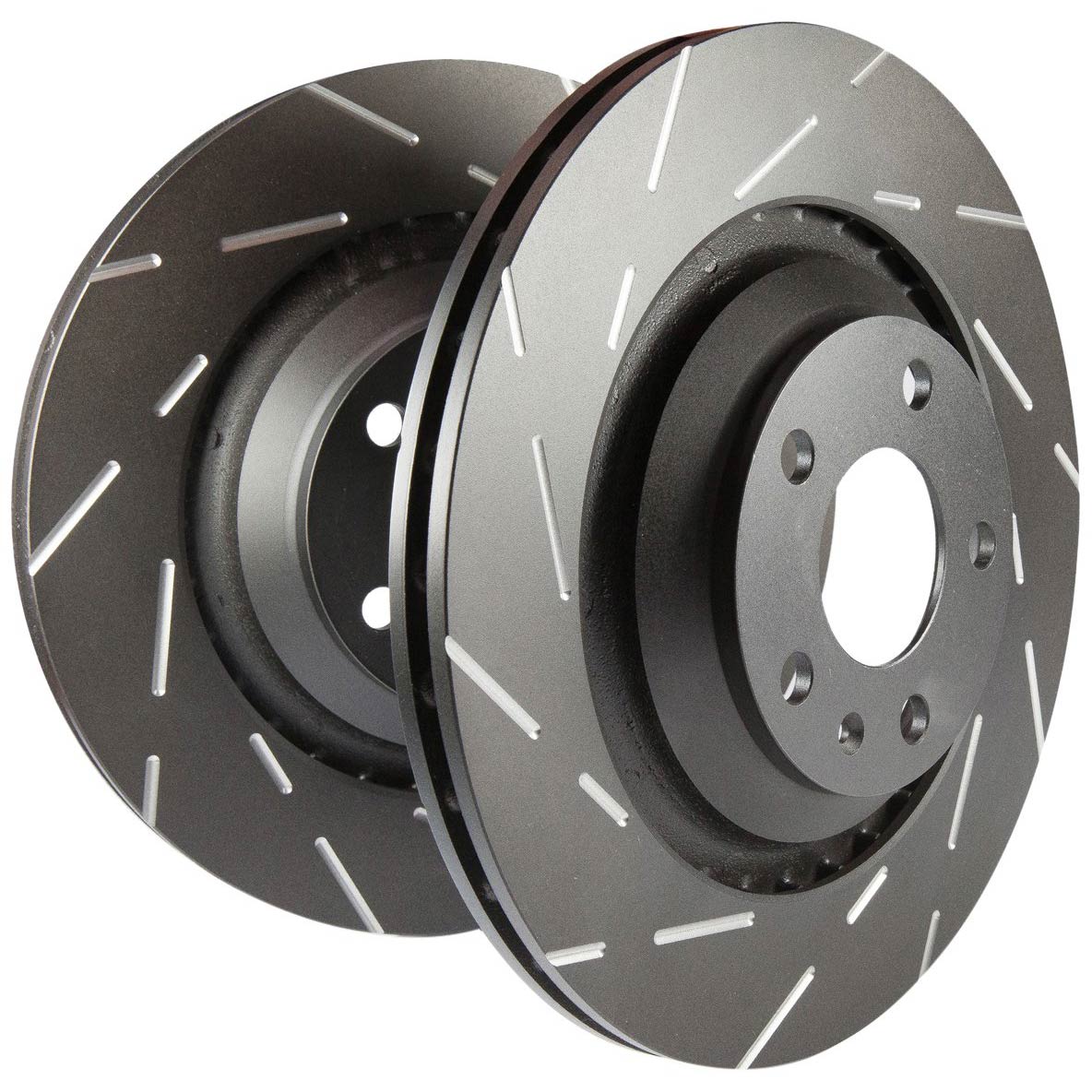 EBC USR Series Rear Rotors (Slotted, Pair/2), 2016-2018 Focus RS