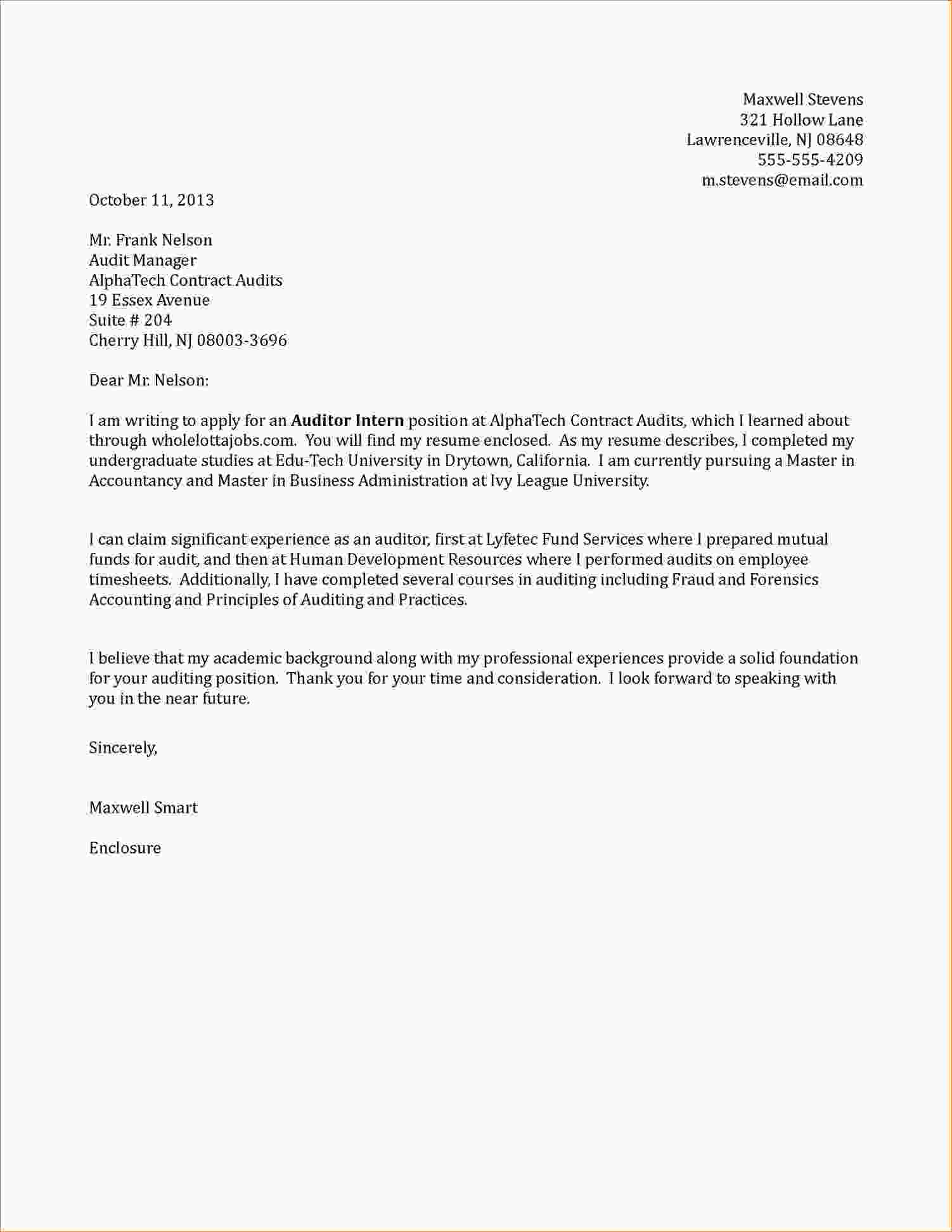 Internship cover letter examples - sereghost