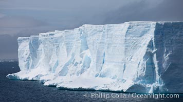 Tabular iceberg in the Antarctic Sound