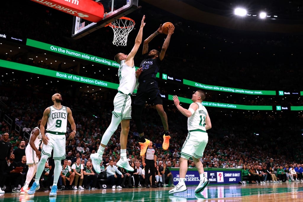 Derrick Jones Jr Dallas Mavericks v Boston Celtics