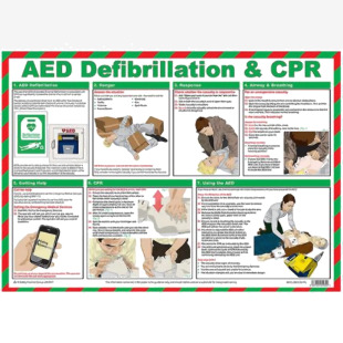 Click Medical Aed Defibrillation / Cpr Guide  CM1304