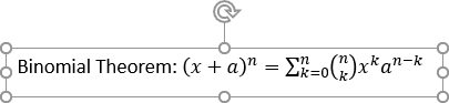 Equations in PowerPoint - Microsoft PowerPoint 365