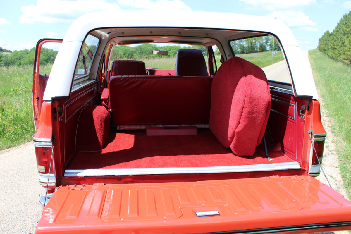 K5 Blazer Rear Seat