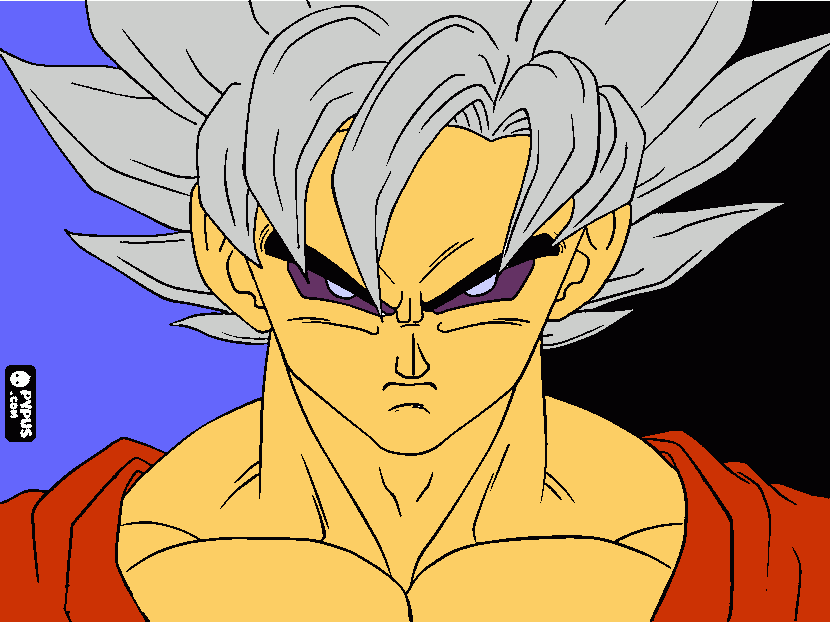 Me Goku coloring page, printable Me Goku