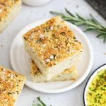 slices of gluten-free focaccia bread