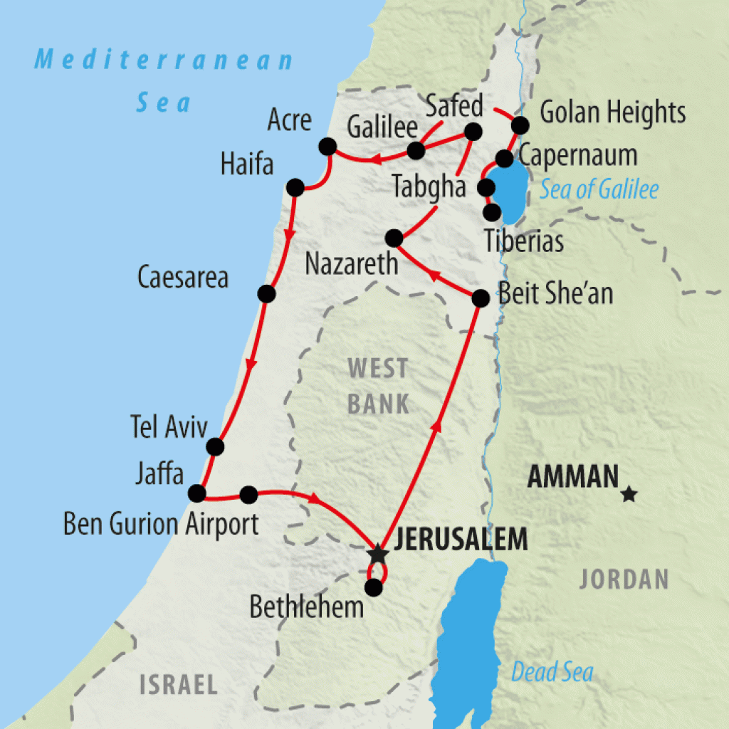 List 100+ Pictures Map Of Sea Of Galilee In Jesus Time Completed