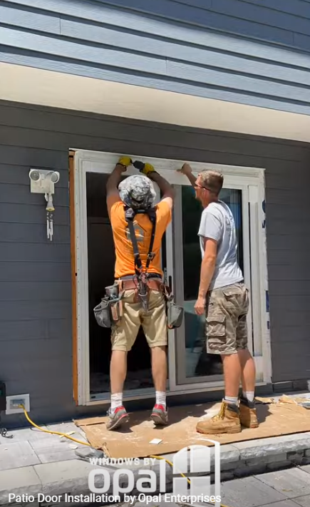 Patio Door Installation by Opal Enterprises