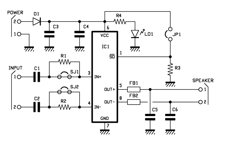 2,8W Class D Amplifier - Open Electronics - Open Electronics