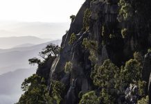 The granite wall of the Gorge at Mount Buffalo, Victoria's High Country