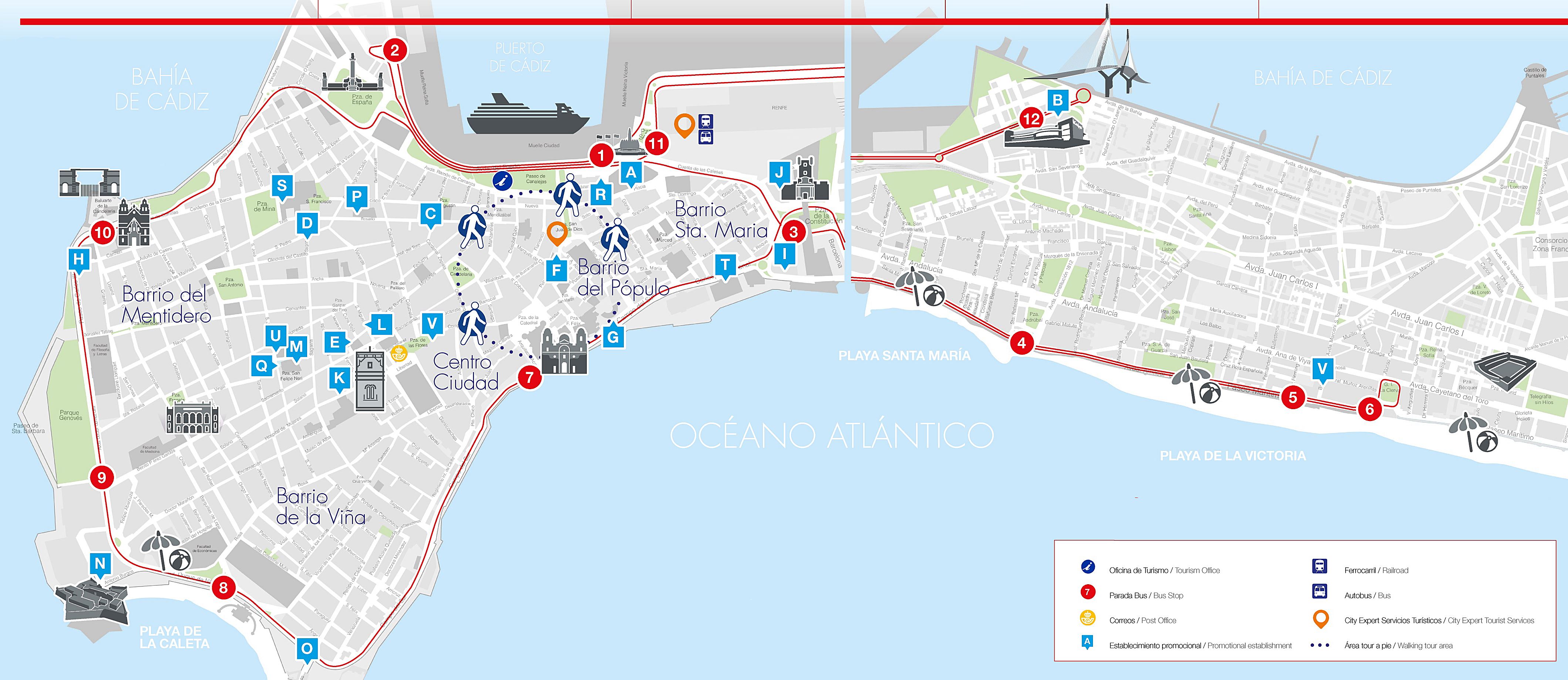 Cadiz Port Map