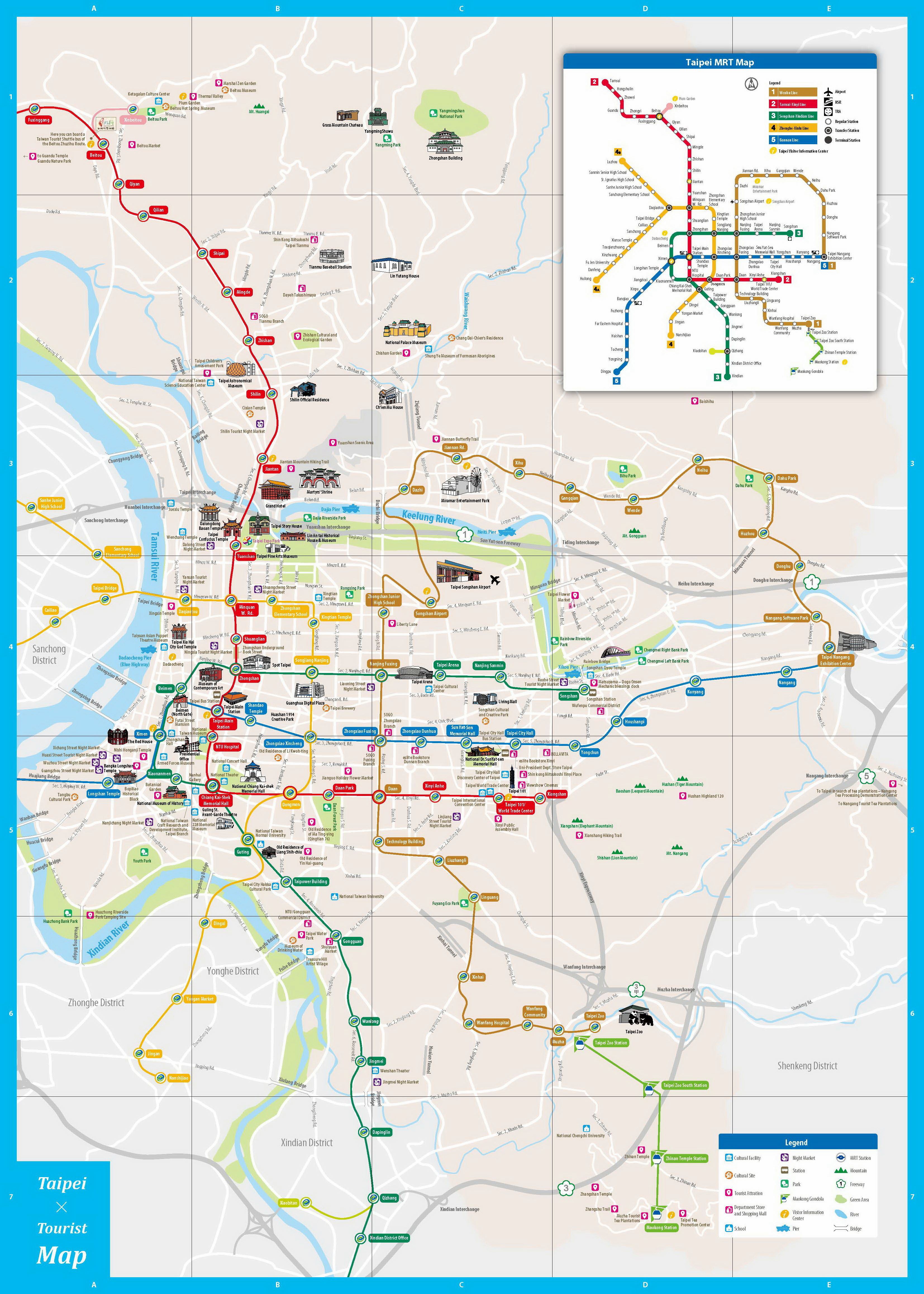 Taipei Map Taipei City Map Taiwan - vrogue.co