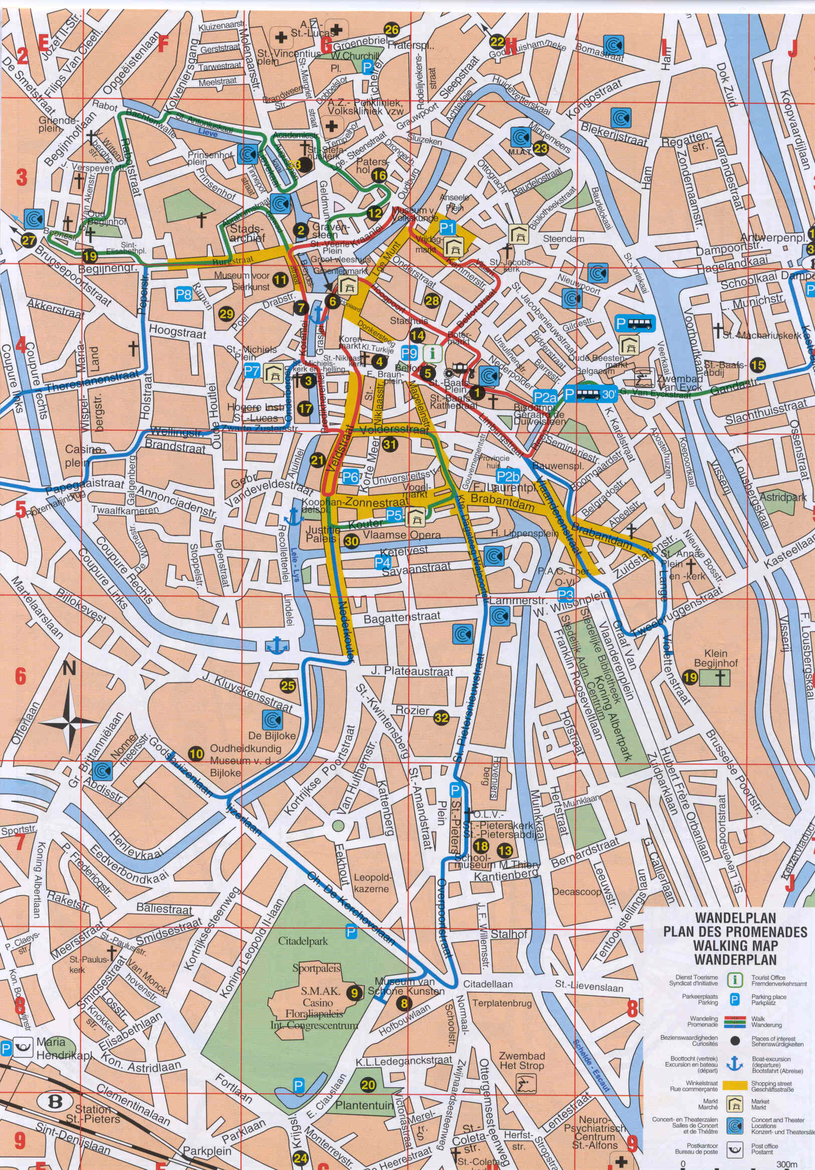 Gent Belgium Map