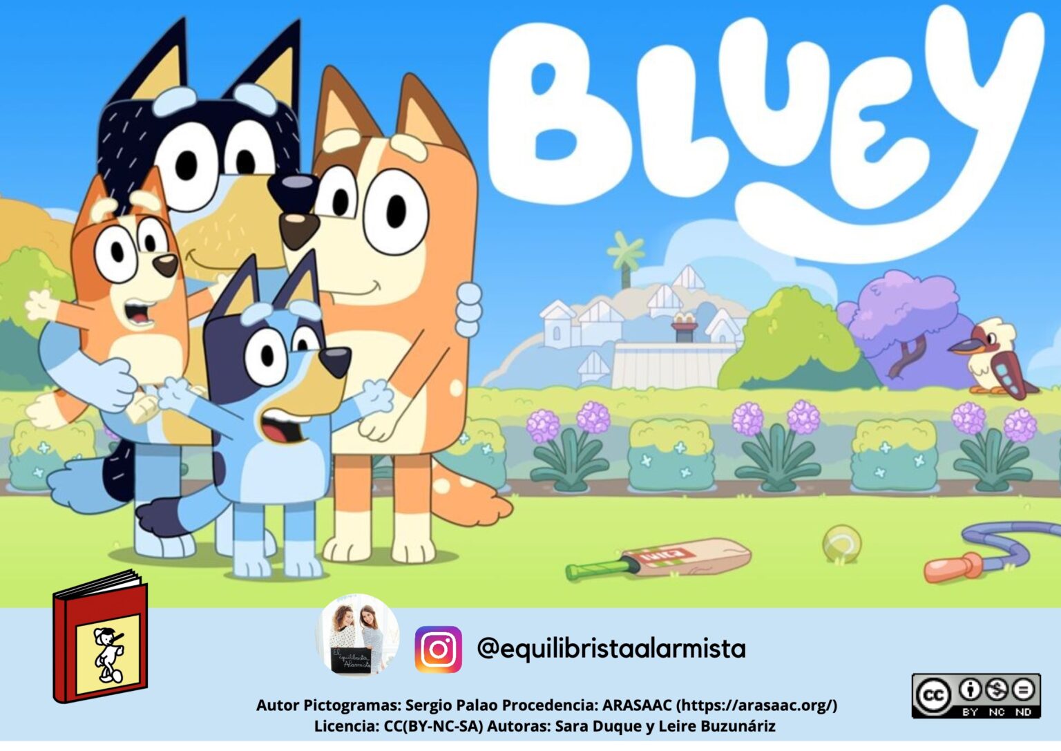 EL CUENTO DE BLUEY ADAPTADO CON PICTOGRAMAS