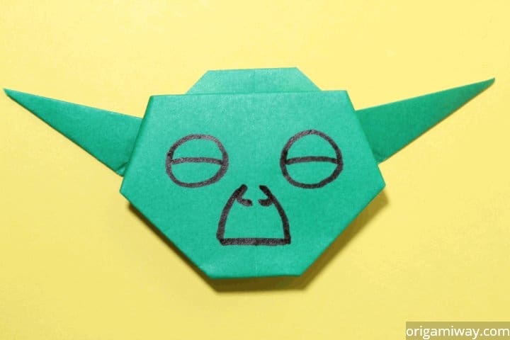 Easy Origami Yoda Instructions With Stand