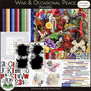 War and Occasional Peace Bundle by ADB Designs