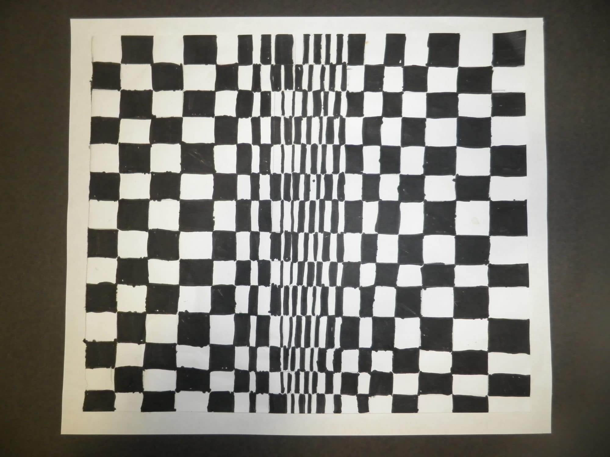 Marika's Op Art - Ottery St Mary Primary School