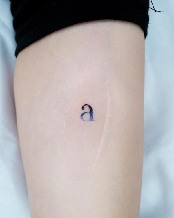 60 Amazing A Letter Tattoo Designs and Ideas  Body Art Guru