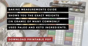 Bakers Conversion Guide (Paleo & Keto)