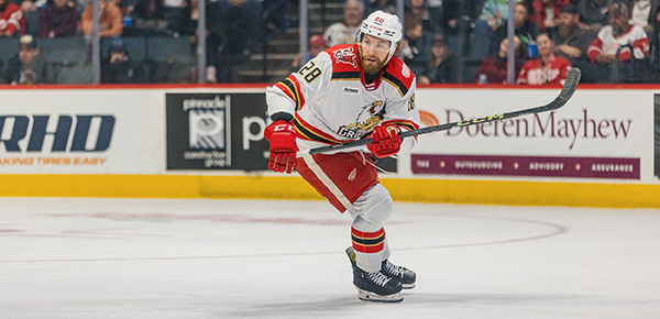 Grand Rapids Griffins left wing Hunter Johannes