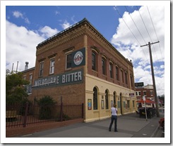 One of the many pubs lining Echuca's streets