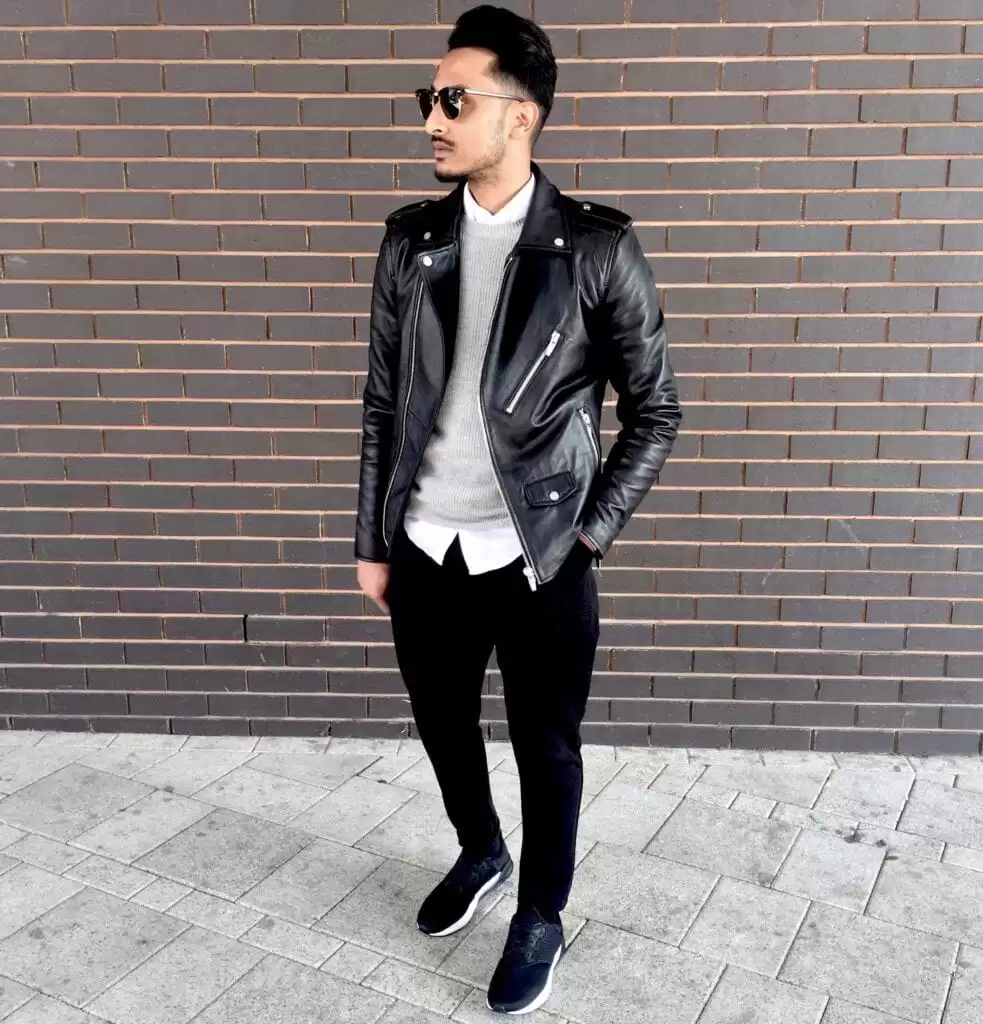 Ideas for Men to wear Leather Jackets (2)