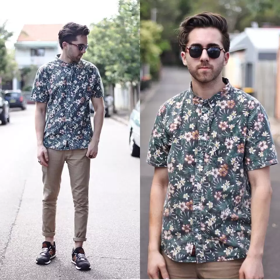 how to wear a floral shirt outfit for men (24)