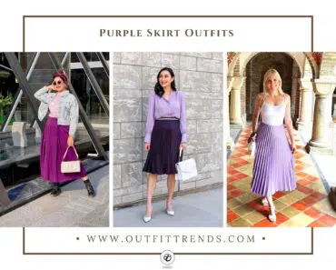 How to Style Purple Skirt? 25 Outfit Ideas