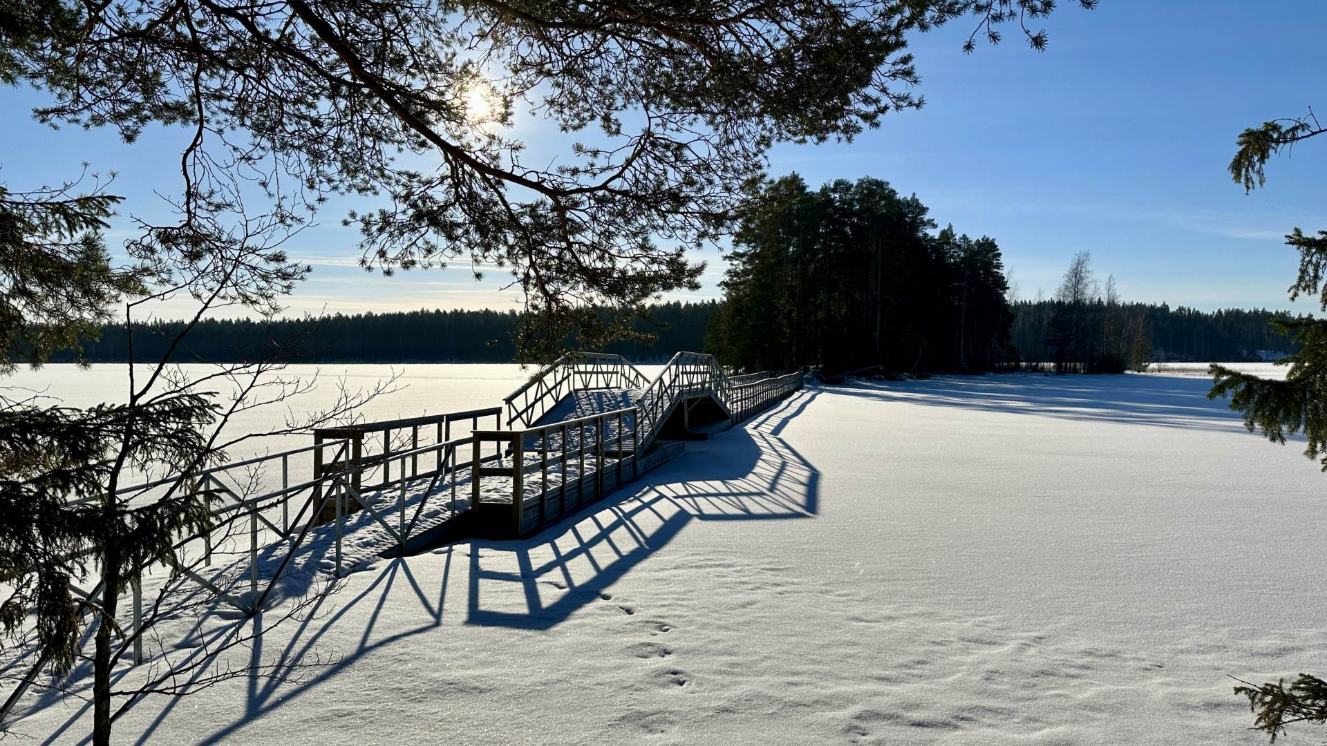 Exploring Eerikkilä winter hiking trails in Tammela