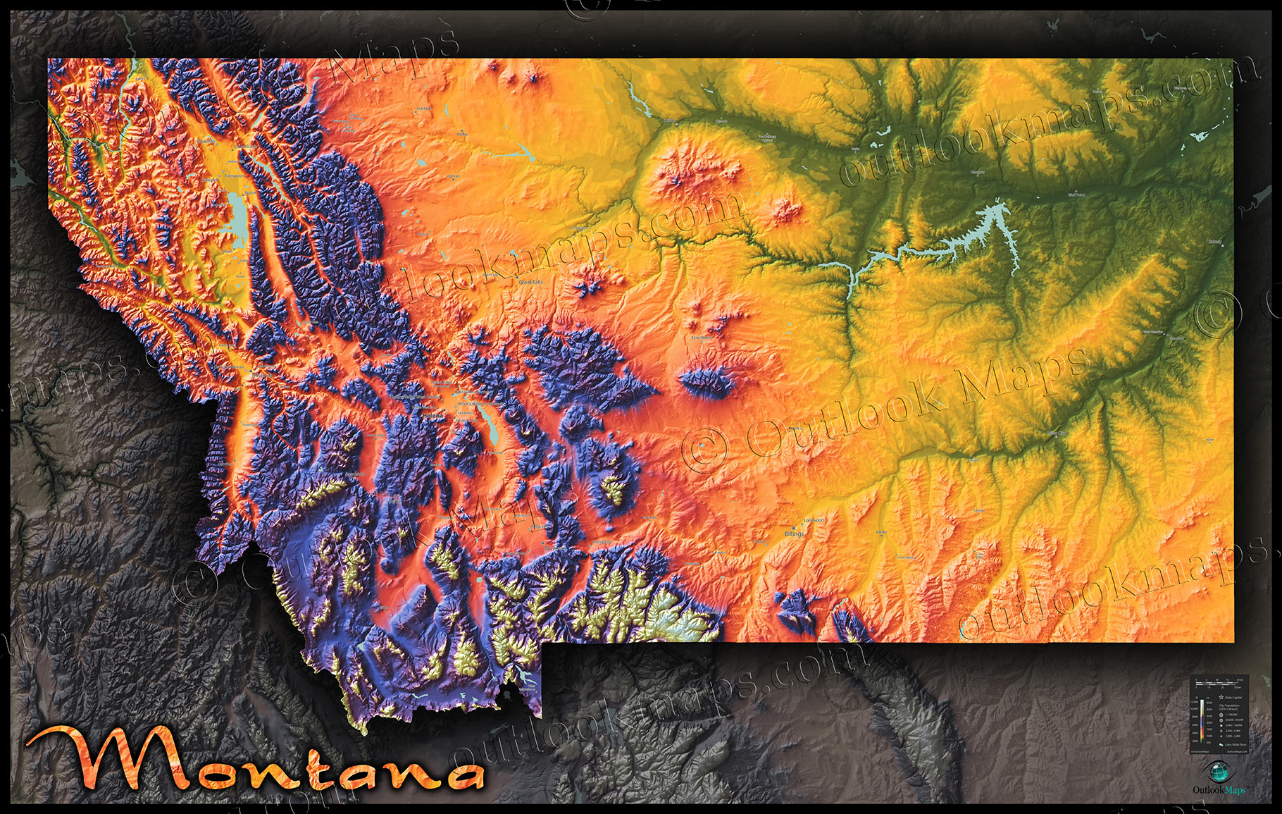 Unveiling Montana’s Landscape: A Guide To Topographic Maps ...