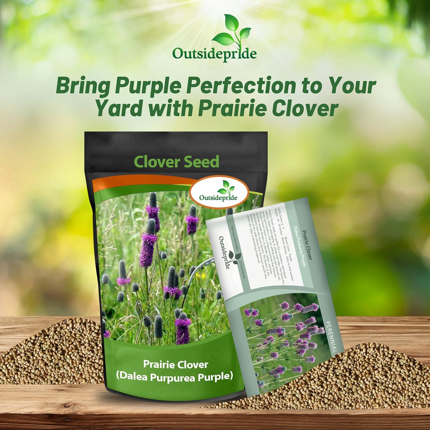 Purple Prairie Clover Seed Pag