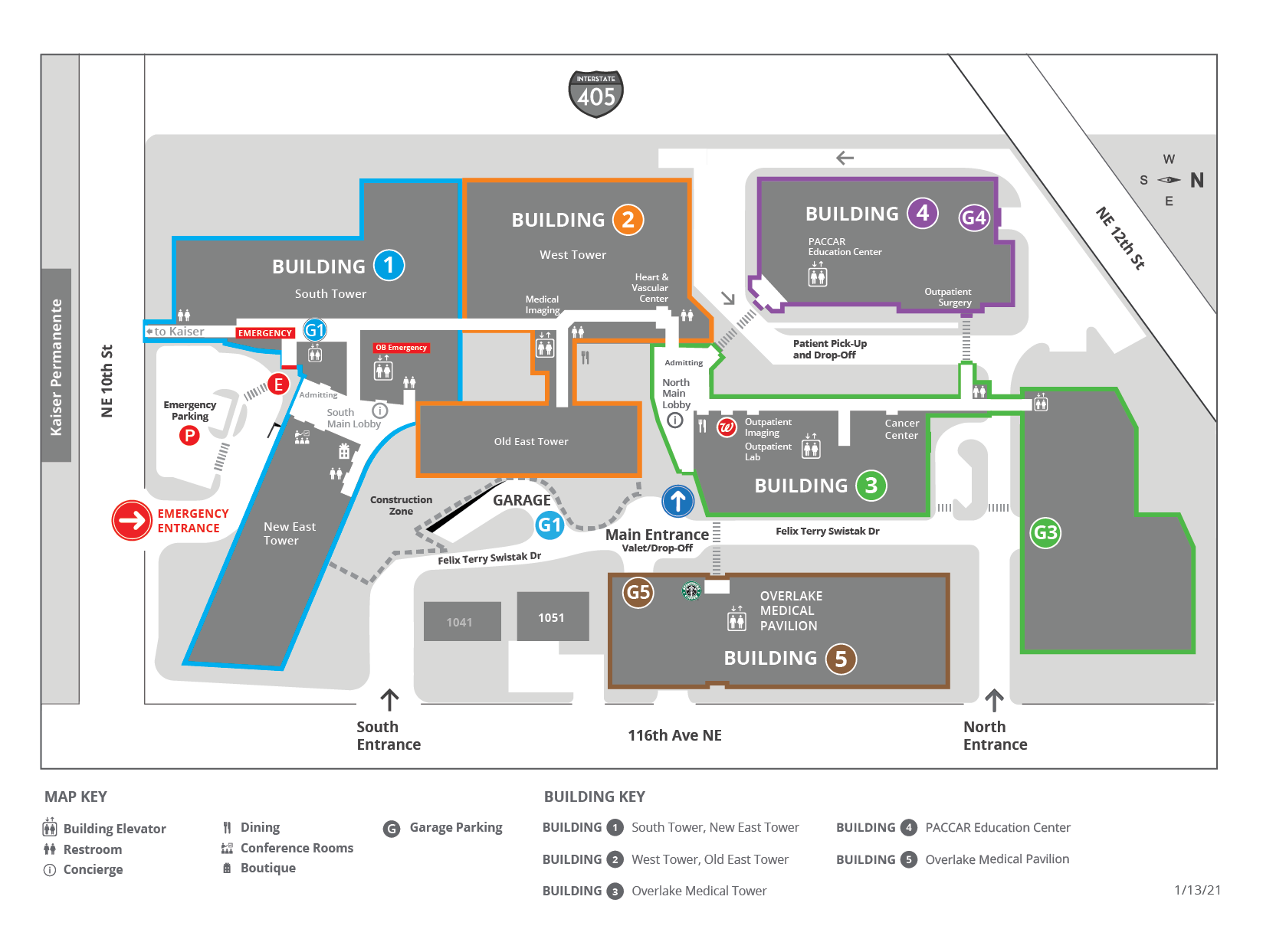 NCH Hospital Map