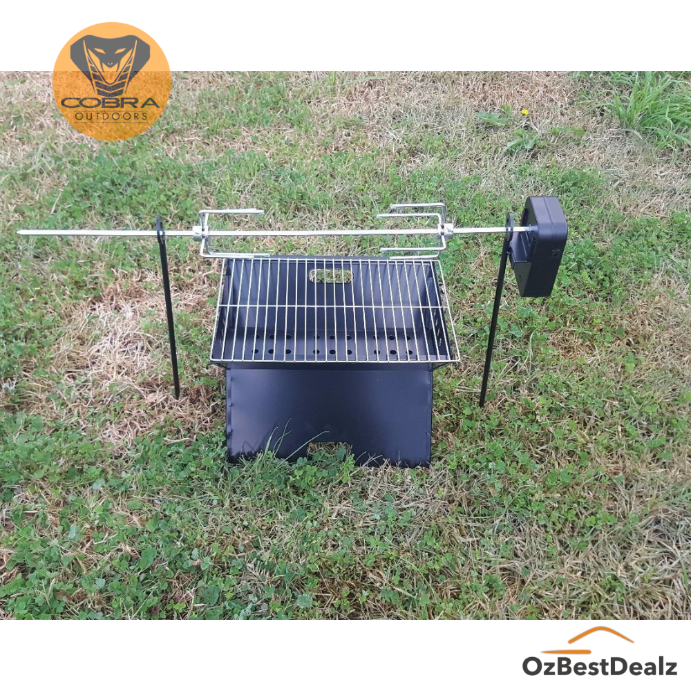 Camping SPIT Grill Campfire BBQ outdoor Portable Cooking FORDABLE ...