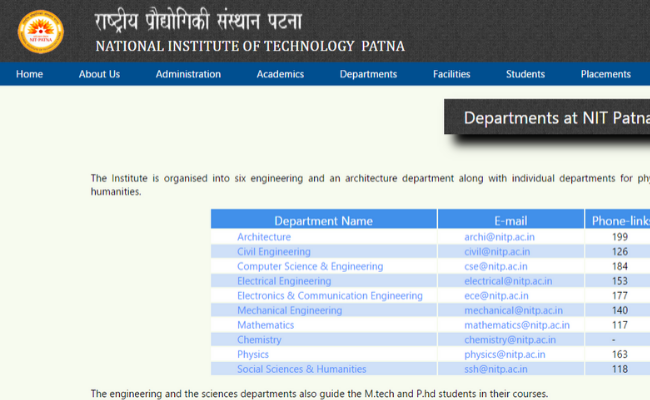 NIT Patna Recruitment 2020